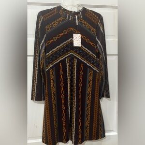 Free People Multicolor Bohemian Dress